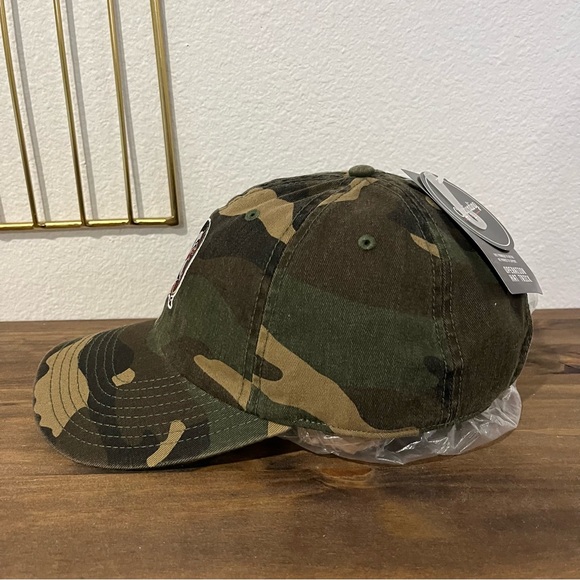 Florida State University FSU Camouflage Hat Cap American Flag Camo Adjustable - Picture 4 of 5